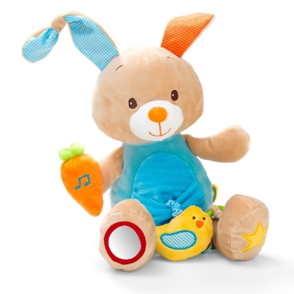 Minimi Peluche Lapin Multi Activités Fil